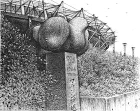 「マラソン折り返し点」2018年